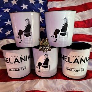 Melania 20 Days to History Popcorn Bucket Made in USA!! Trump Regal AMC Cinemark